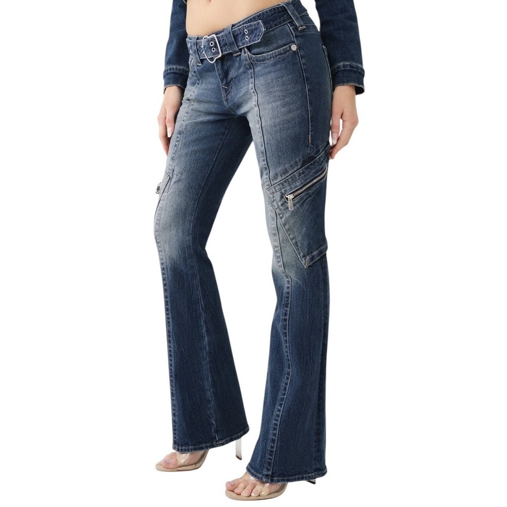True religion Cargo Becca Low Rise Bootcut. Color: La serena size 26 Jeans